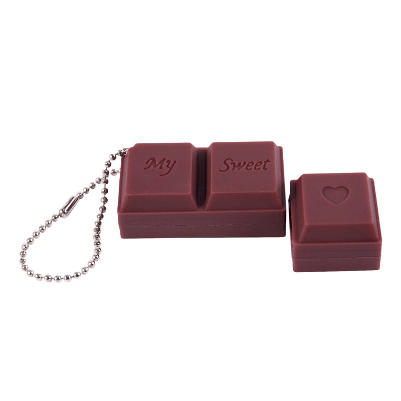 Vỏ bọc USB hình thanh socola 3D màu nâu độc đáo | BigBuy360 - bigbuy360.vn