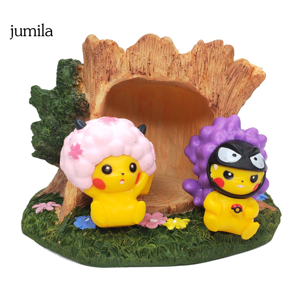 Bộ 9 Đồ trang trí Pikachu hoạt hình để bàn trang trí