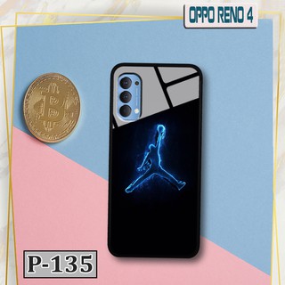 Ốp oppo reno 4 - lưng kính in hình 3d
