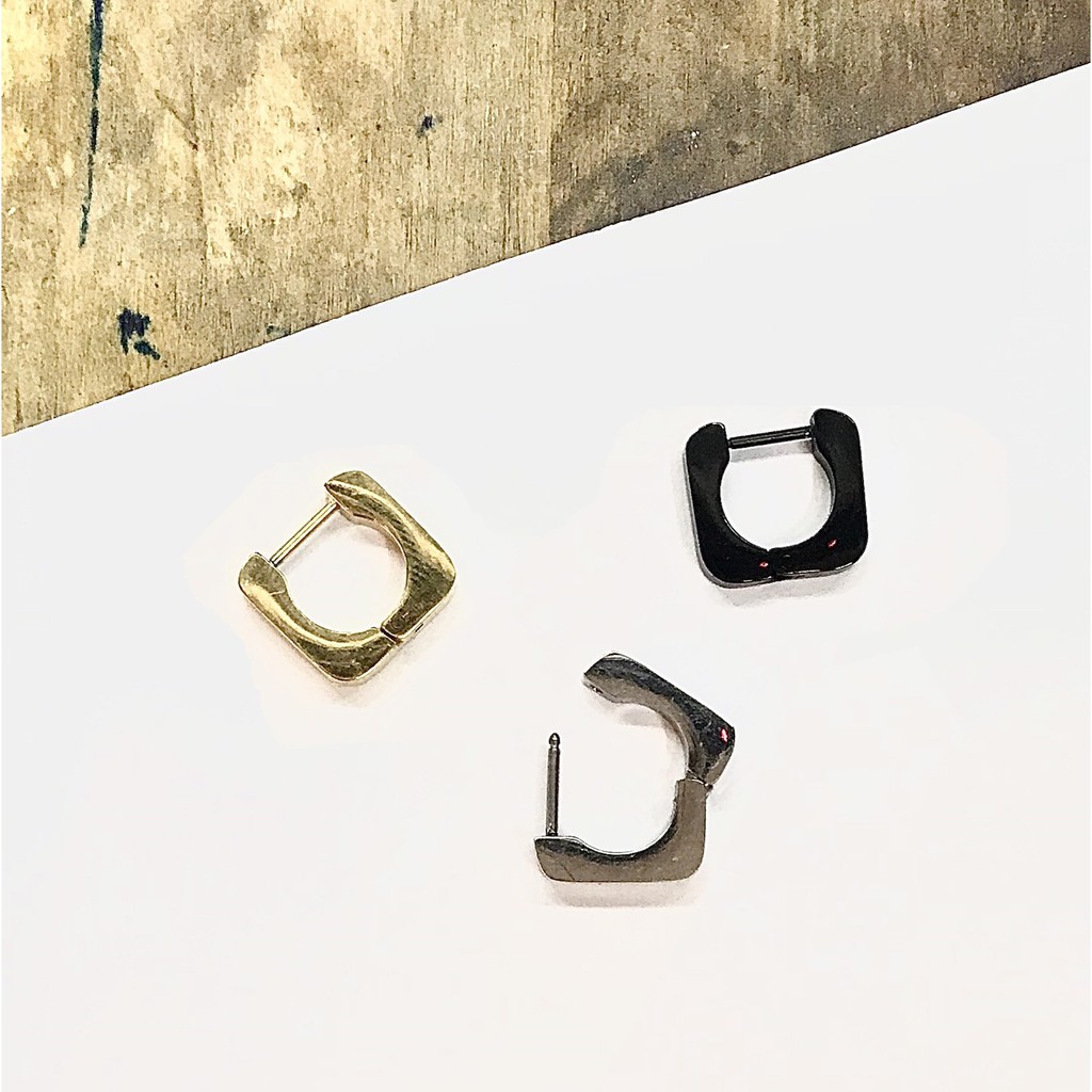 KHUYÊN TAI NAM UNISEX - KHUYÊN TAI VÒNG HÌNH HỌC CAO CẤP