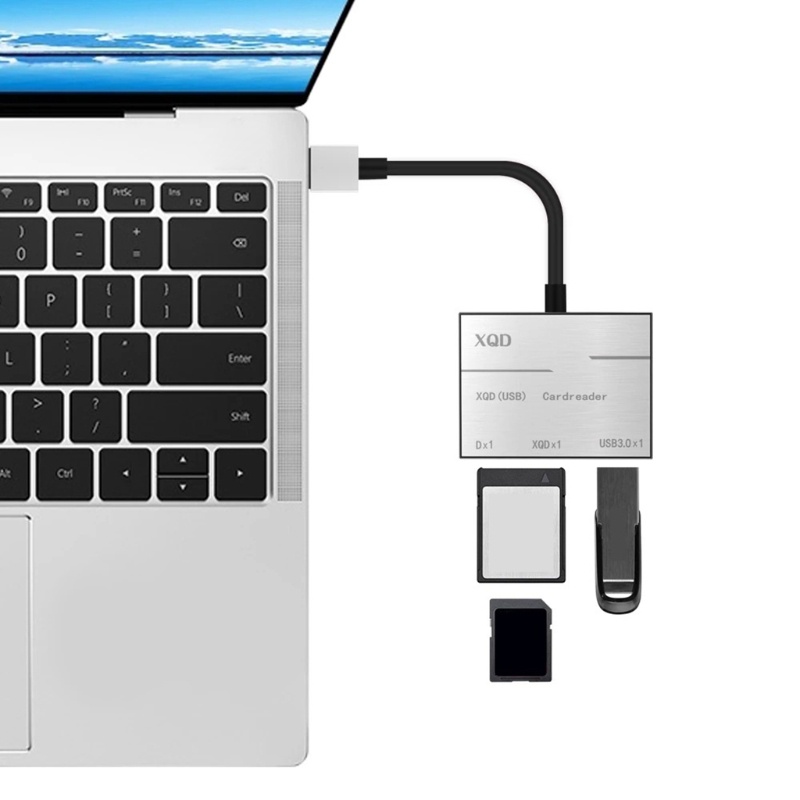 Đầu Đọc Thẻ Nhớ Hub Usb 3.0 Tốc Độ Cao 2 Trong 1 SD/Tf M2/MS