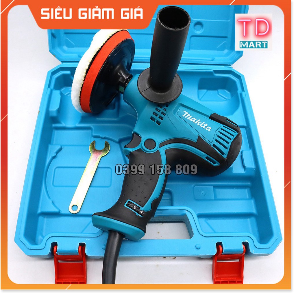 Máy đánh bóng ô tô makita GV6010, 600w, 6 Tốc độ đánh bóng, lõi đồng