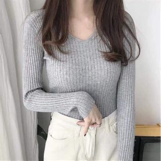 ÁO LEN CỔ TIM ÔM BODY HÀN QUỐC