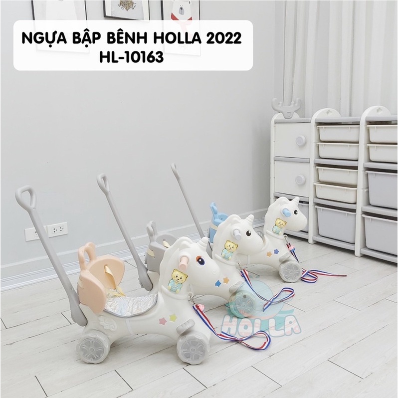 Ngựa bập bênh Holla chính hãng 2020, ngựa bập bênh 3 trong 1