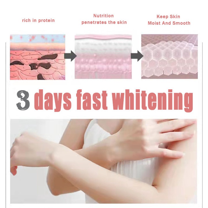 Kem Làm Trắng Vùng Da Dưới Cánh Tay / Khuỷu Tay Màu Đen