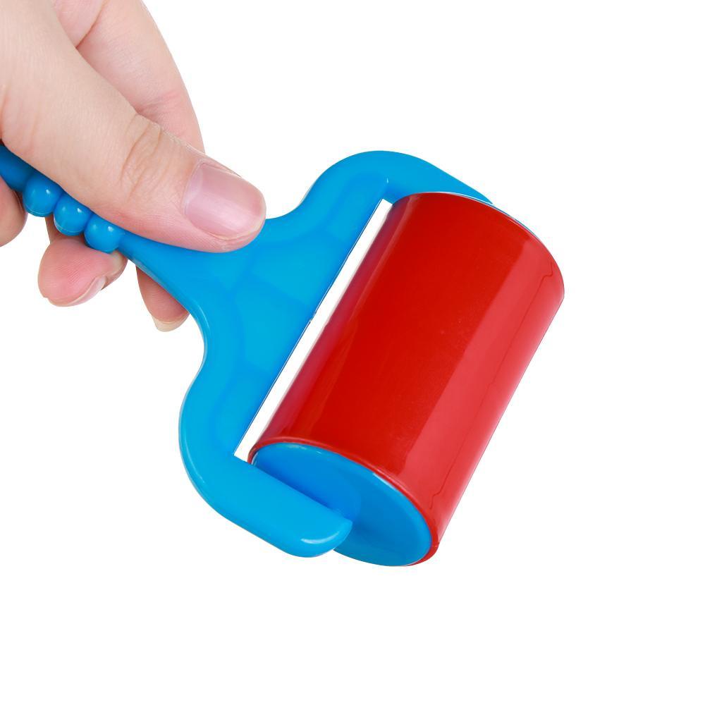 KRNY Con Lăn Mực Thêu Tranh Chữ Thập Đa Năng Màu Sắc Ngẫu Nhiên Dành Cho Trẻ Em