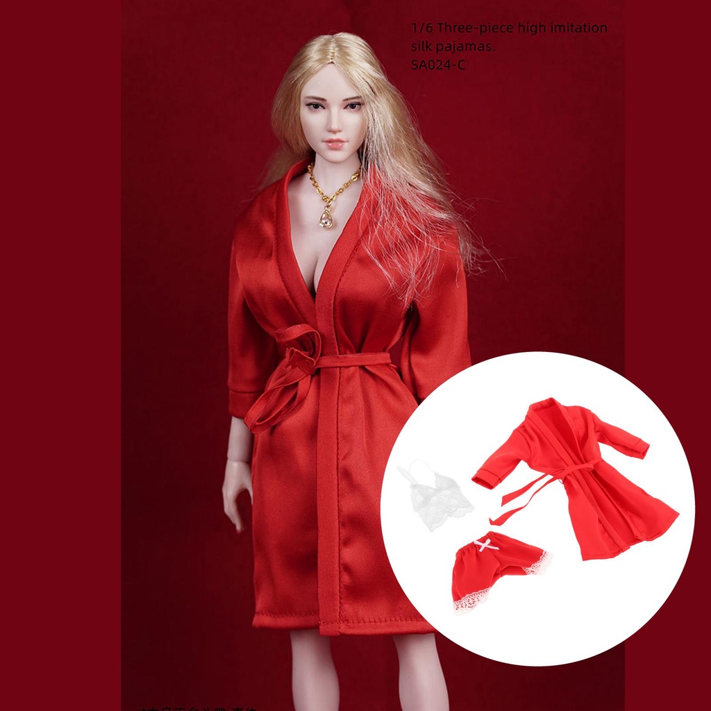 Bộ Đồ Ngủ 3 Quần Short Tỉ Lệ 1 / 6 Dành Cho Búp Bê 12 ''