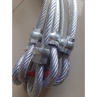 Dây cáp khóa xe 60cm, 80cm, 1m