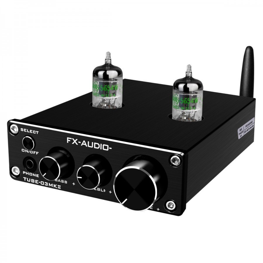 (Hàng Chính Hãng) Ampli Đèn 6J1 Preamplifier, Chỉnh Bass-Treble Bluetooth 5.0 FX-Audio TUBE-03 MKII