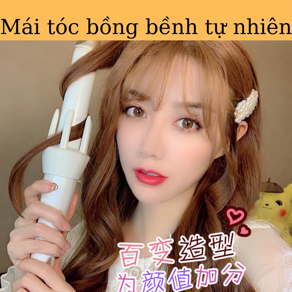 Máy Uốn Tóc Xoăn Tự Nhiên Xoay 360 độ  Vivid &amp; Vogua Bảo Hành 12 Tháng
