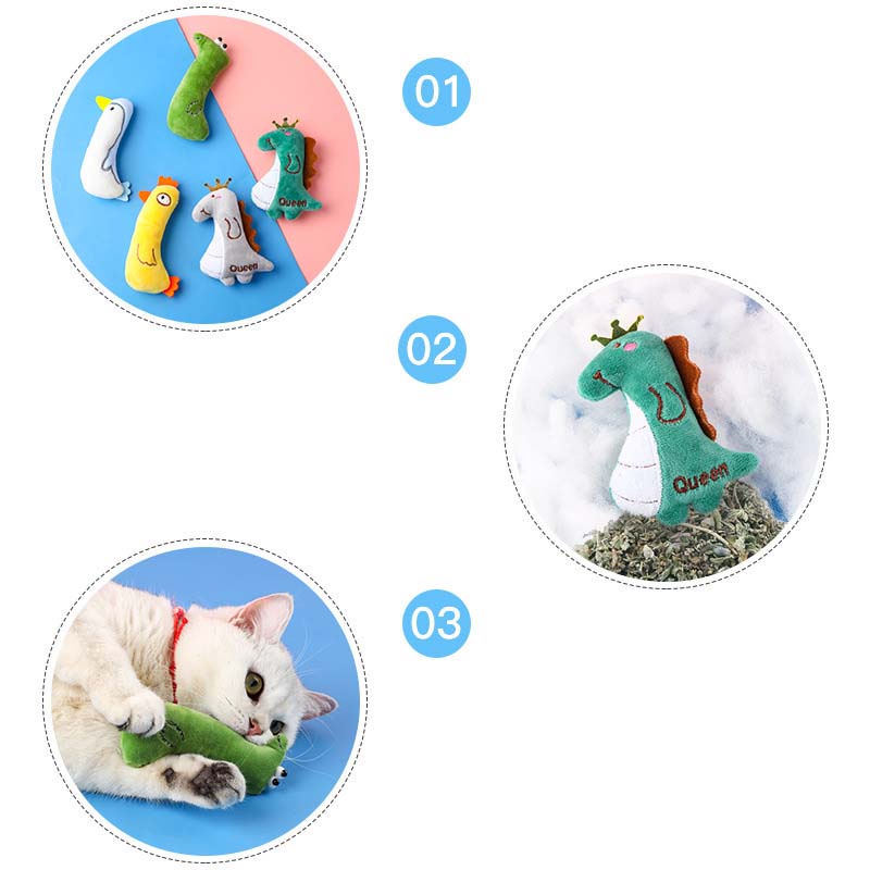 Đồ Chơi Mèo catnip xuyên biên giới vui vẻ, Gấu ôm cho chó - mèo