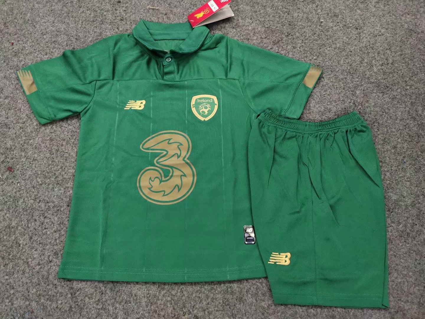 Bộ Quần Áo Đá Bóng Jersey 2020 / 21 Ireland Số 2020 / 21 Dành Cho Trẻ Em 2-13 Tuổi