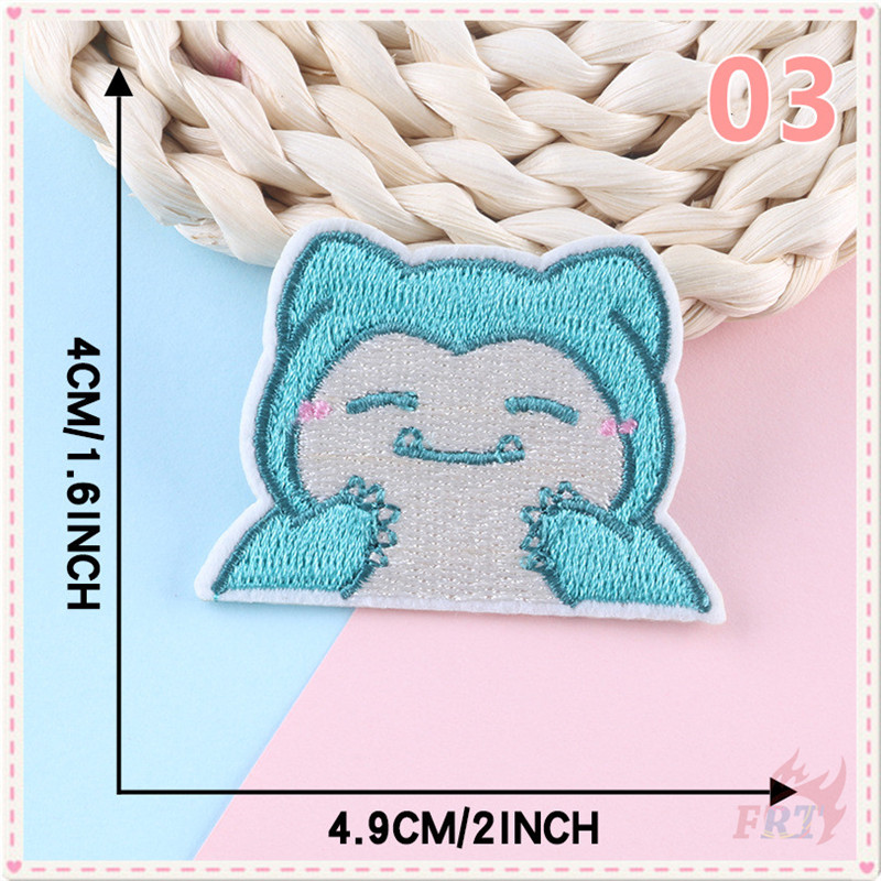 Miếng Dán Ủi Thêu Hình Pokemon Đáng Yêu