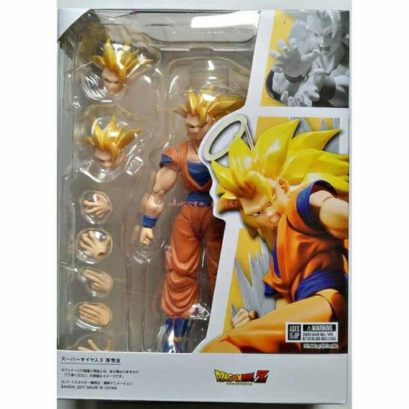 Mô Hình Son Goku SHF Super Saiyan 3 Khớp cao 15cm - Mô Hình Dragon Ball