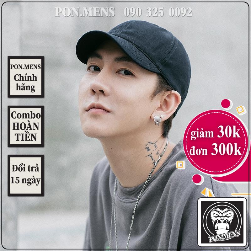 Mũ Lưỡi Trai Vành Nhỏ Cho Nam Và Nữ màu đen sữa Pon.mens hà nội hcm