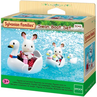 Sylvanian Families Chèo Thuyền Thiên Nga Swan Boat Set