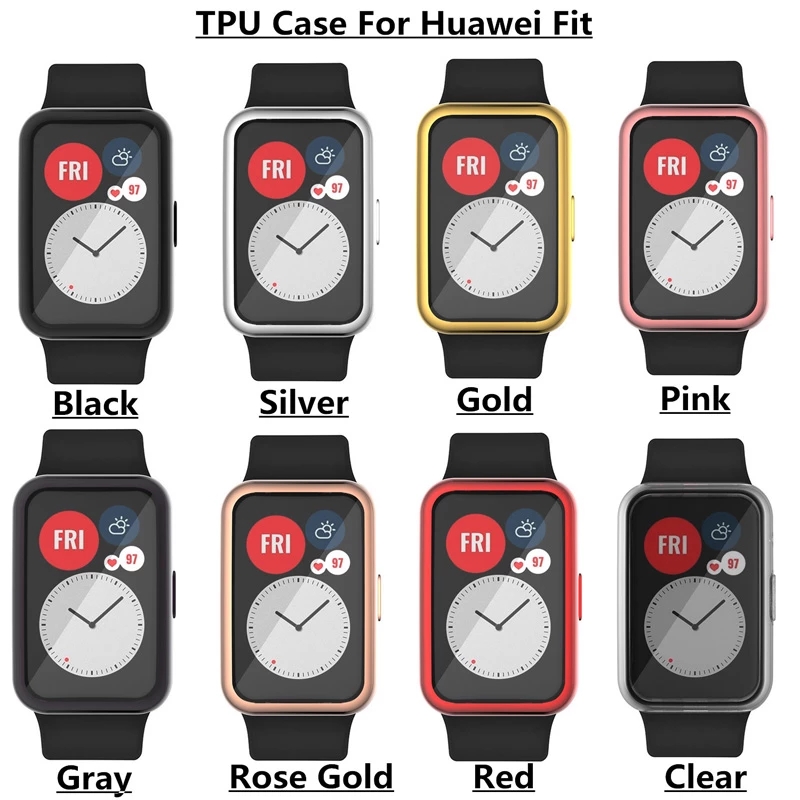 Ốp TPU Mềm Bảo Vệ Mặt Đồng Hồ Thông Minh Huawei watch fit new