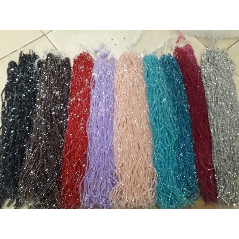 10 dây hạt pha lê - phụ kiện may mặc - Đính kết