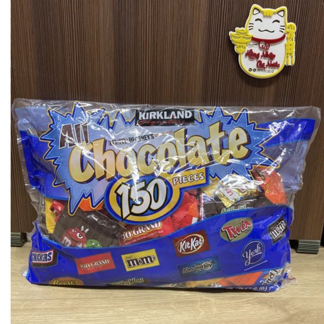 Kẹo Socola tổng hợp All Chocolate 150 viên 2.55kg của Mỹ