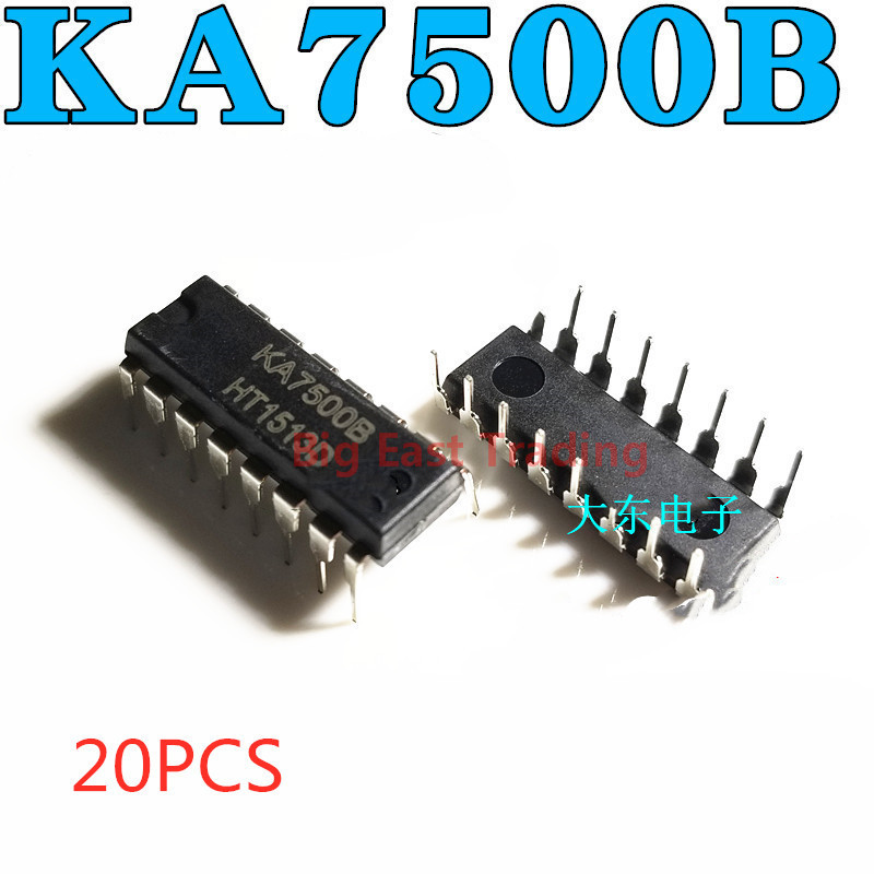 20 CHIẾC KA7500B DIP16 KA7500 DIP 7500b DIP-16 IC, đảm bảo chất lượng