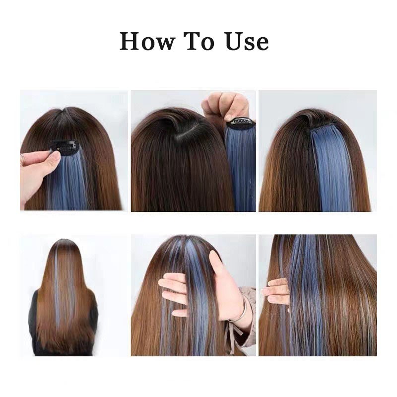 Tóc Giả Dài Thẳng Tự Nhiên Nhiều Màu Sắc Cá Tính Như Lisa