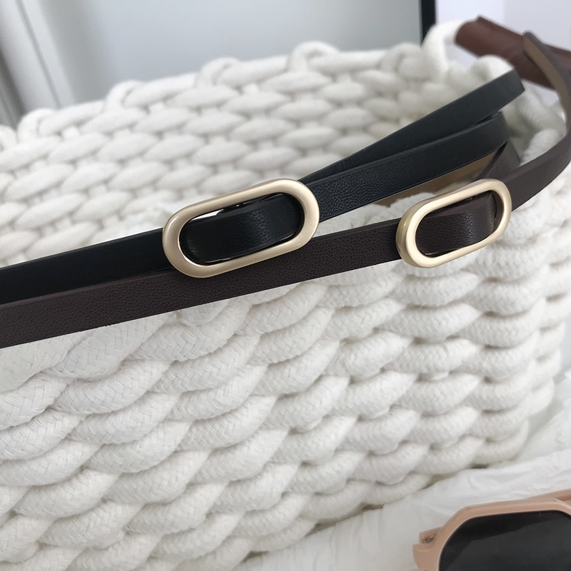 Thắt Lưng Mỏng Thắt Nút Kiểu Hàn Quốc Thời Trang Cho Nữ