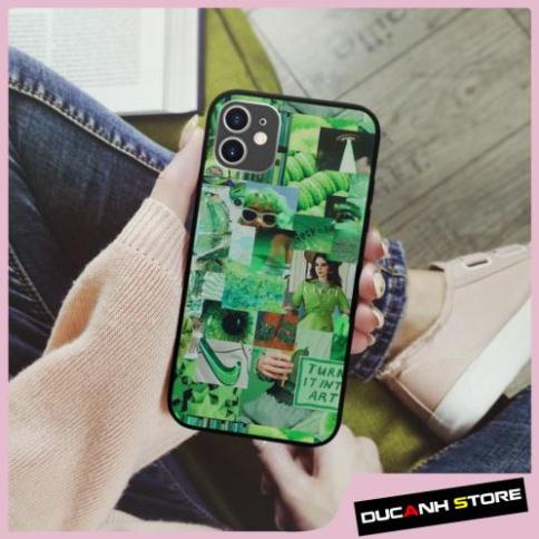 Ốp Lưng SAMSUNG hình green lady gucci  collage art kinetic art viền vuông  cho các dòng iPhone PAP20210983