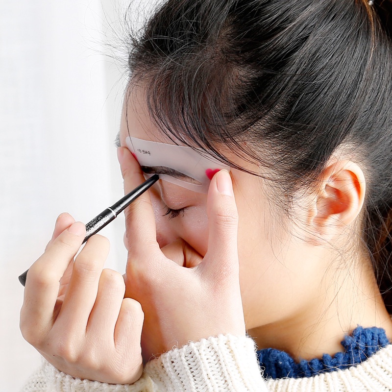 Khuôn Kẻ Lông Mày Mini Brow Class Bộ 3 Kiểu