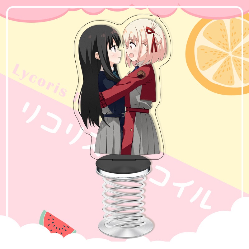 Giá Đỡ Đồ trang trí Lycoris Recoil Anime Lắc Lư Độc Đáo Trang Trí Nhà Cửa