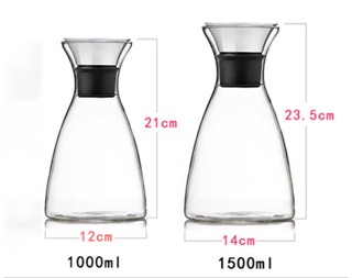 Bình rót thủy tinh 1l - 1,5l