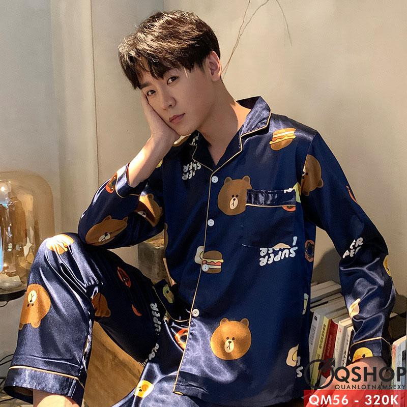 [SALE] ĐỒ NGỦ PIJAMA NAM QM58 | BigBuy360 - bigbuy360.vn