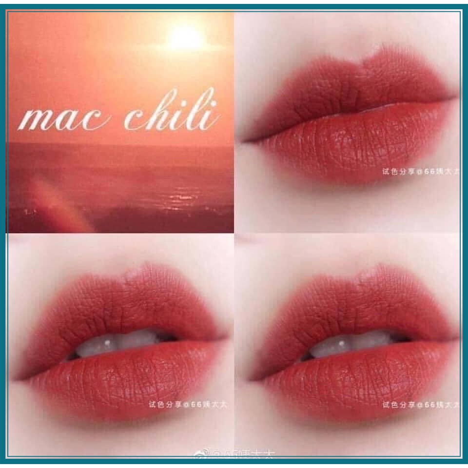 [Chính Hãng] Son MAC Chili 602 – Matte Màu Đỏ Gạch