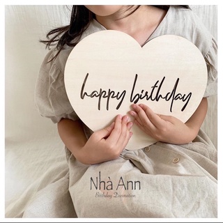BẢNG GỖ HAPPY BIRTHDAY HÀN QUỐC