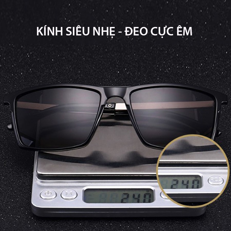 Kính râm Nam cao cấp đeo cực ôm cam kết bảo hành 1 đổi 1 nếu lỗi sản phẩm hàng cực đẹp và sang