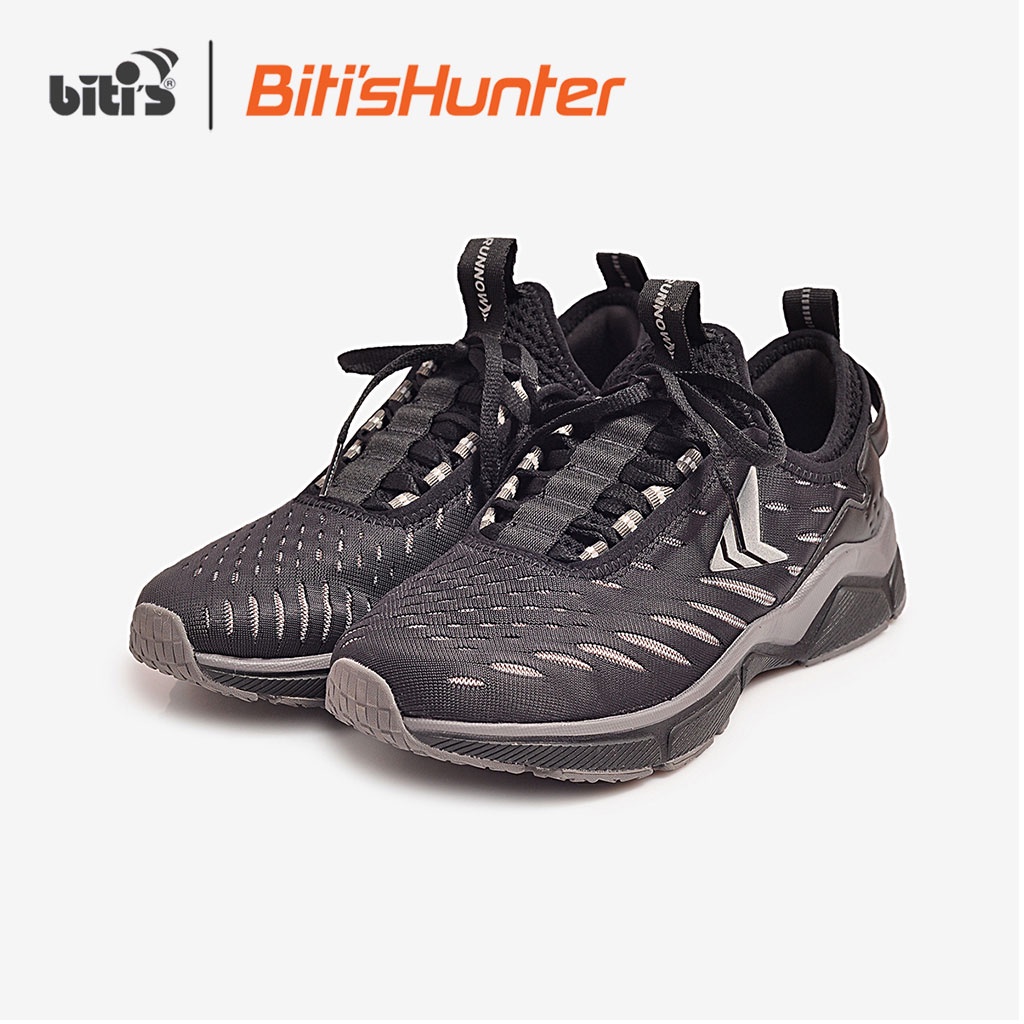 [Mã WABRBT502 giảm 10% đơn 250k] Giày Chạy Bộ Nam - Nữ Biti's Hunter Running BLACK DSMH/DSWH08300DEN