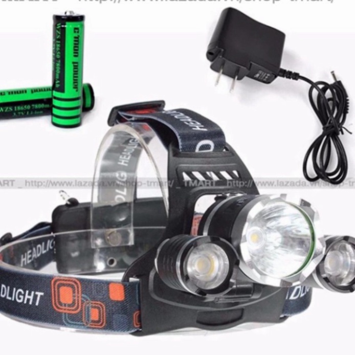 Đèn Pin Đội Đầu Siêu Sáng Chống Nước Cao Cấp 3 Bóng Led Chính Hãng Ultrafire - Bảo Hành Uy Tín | BigBuy360 - bigbuy360.vn