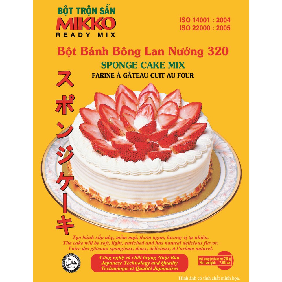 Bột bánh Bông lan SP320 - 200gr - MIKKO HƯƠNG XƯA | BigBuy360 - bigbuy360.vn