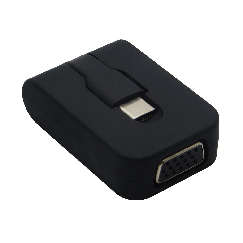 Dây chuyển đổi USB Type C 3.1 VGA 1080P có vòng móc khóa nhỏ gọn tiện dụng