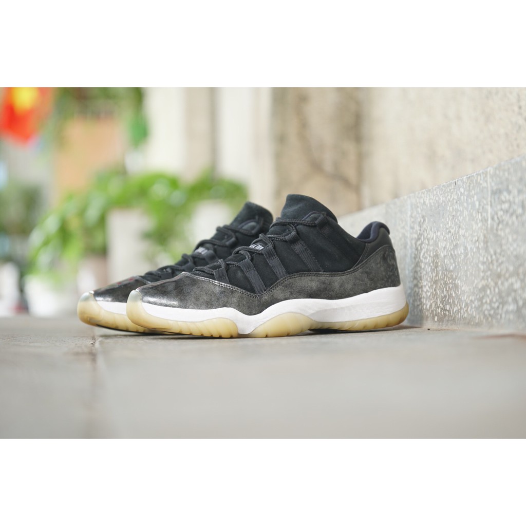 [Secondhand] Giày Thể Thao NIKE JORDAN 11 RETRO LOW ' BARONS ' 528895-010 CHÍNH HÃNG