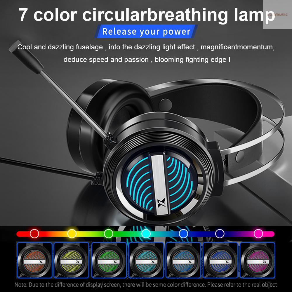 Tai Nghe Chụp Tai Chơi Game Bs X9 7.1 Có Mic Và Đèn Led | BigBuy360 - bigbuy360.vn