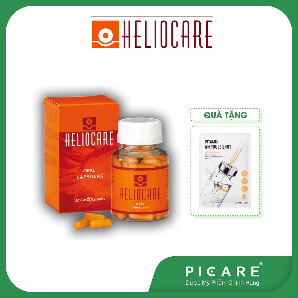 Viên uống chống nắng Heliocare Oral Capsulas 60Viên