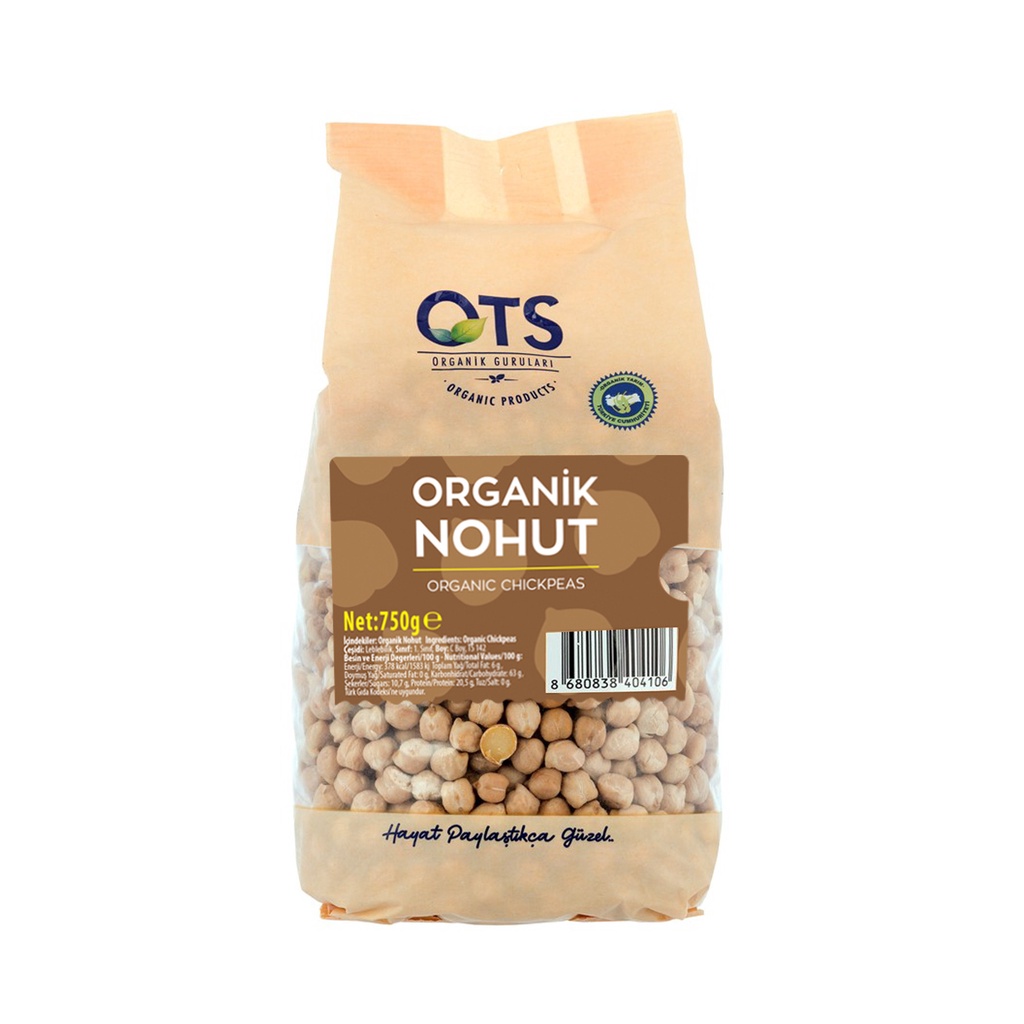 Đậu gà hữu cơ OTS Organik 750g