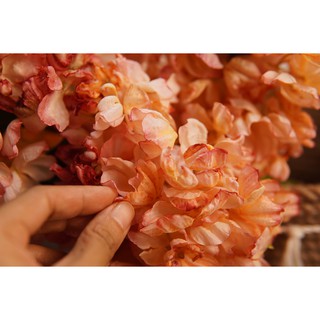 Cẩm tú cầu lụa giả hoa hoa khô-36cm
