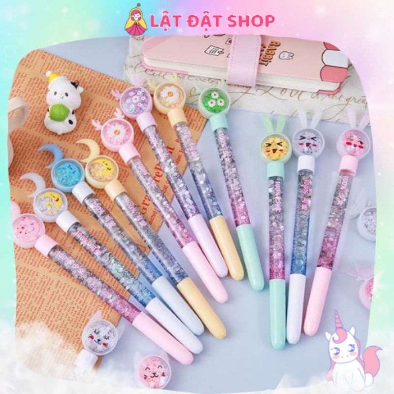 🌸 Bút nhũ kim tuyến nước 🌸 Bút mực có kim tuyến lấp lánh