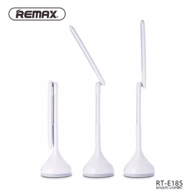 REMAX RT-E185 TIME SERIES LED: Đèn bàn LED tích điện chống cận 3 chế độ sáng - Hiển thị Ngày,Giờ,Nhiệt độ và Có báo thức