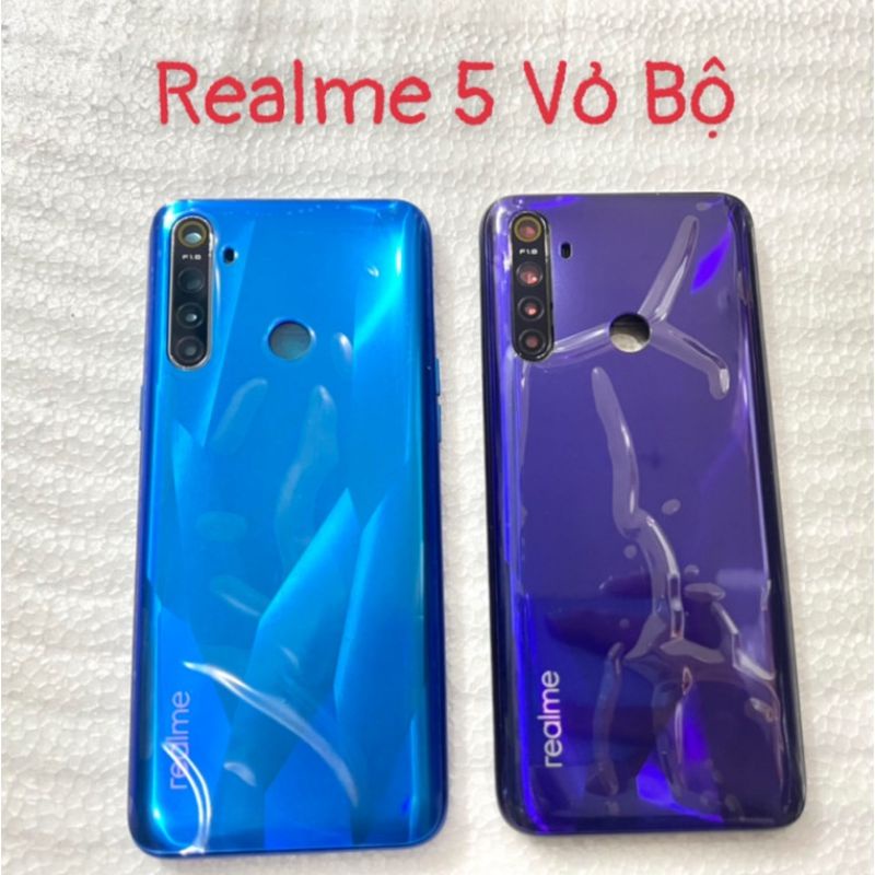 Vỏ realme 5  realme 5s có khay sim kính camera bao test