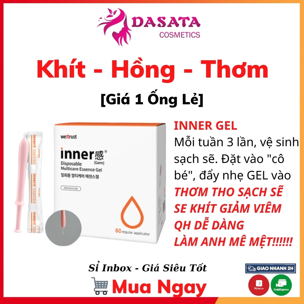 Đũa Thần Inner Gel Chính Hãng Se Khít Làm Hồng Vùng Kín Gel Phụ Khoa Dung Dịch Vệ Sinh Phụ Nữ Số 1 Hàn Quốc