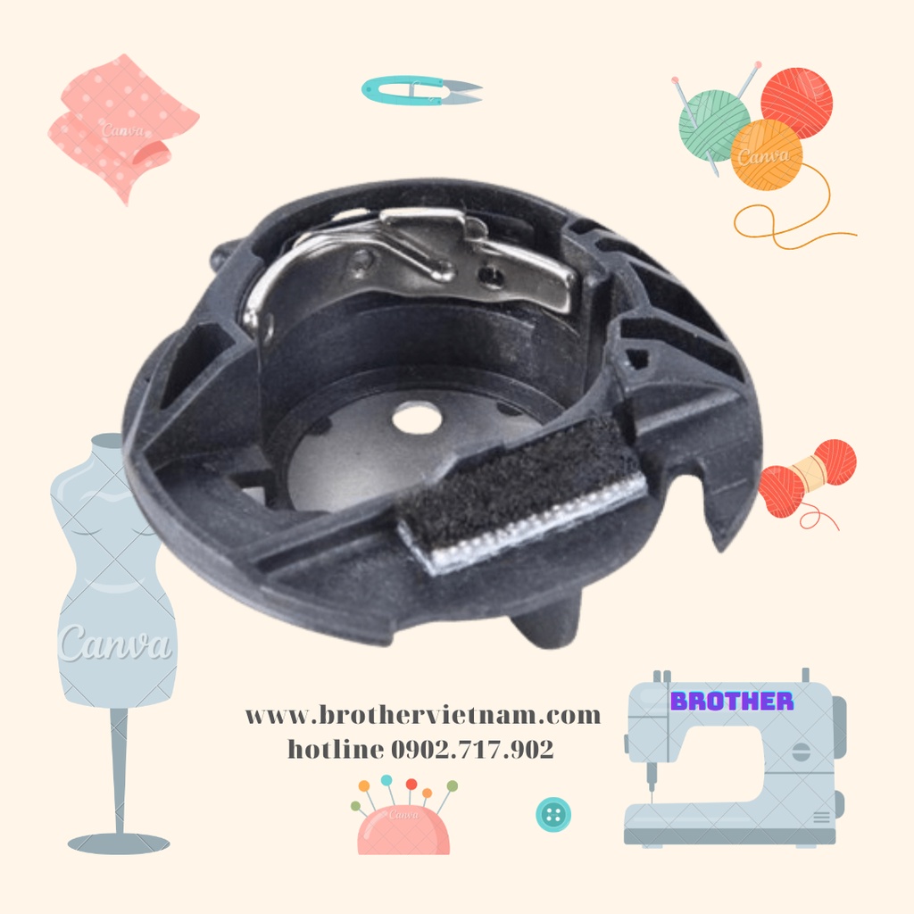 ổ chao máy thêu brother NV800e NV880e M370 NV180