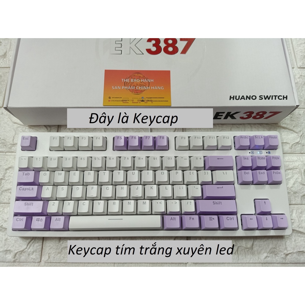 Nút, keycap thay cho bàn phím cơ Edra EK387, Edra EK387 RGB ...