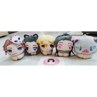 Móc khoá gấu bông Kimetsu no Yaiba kiêm kẹp
